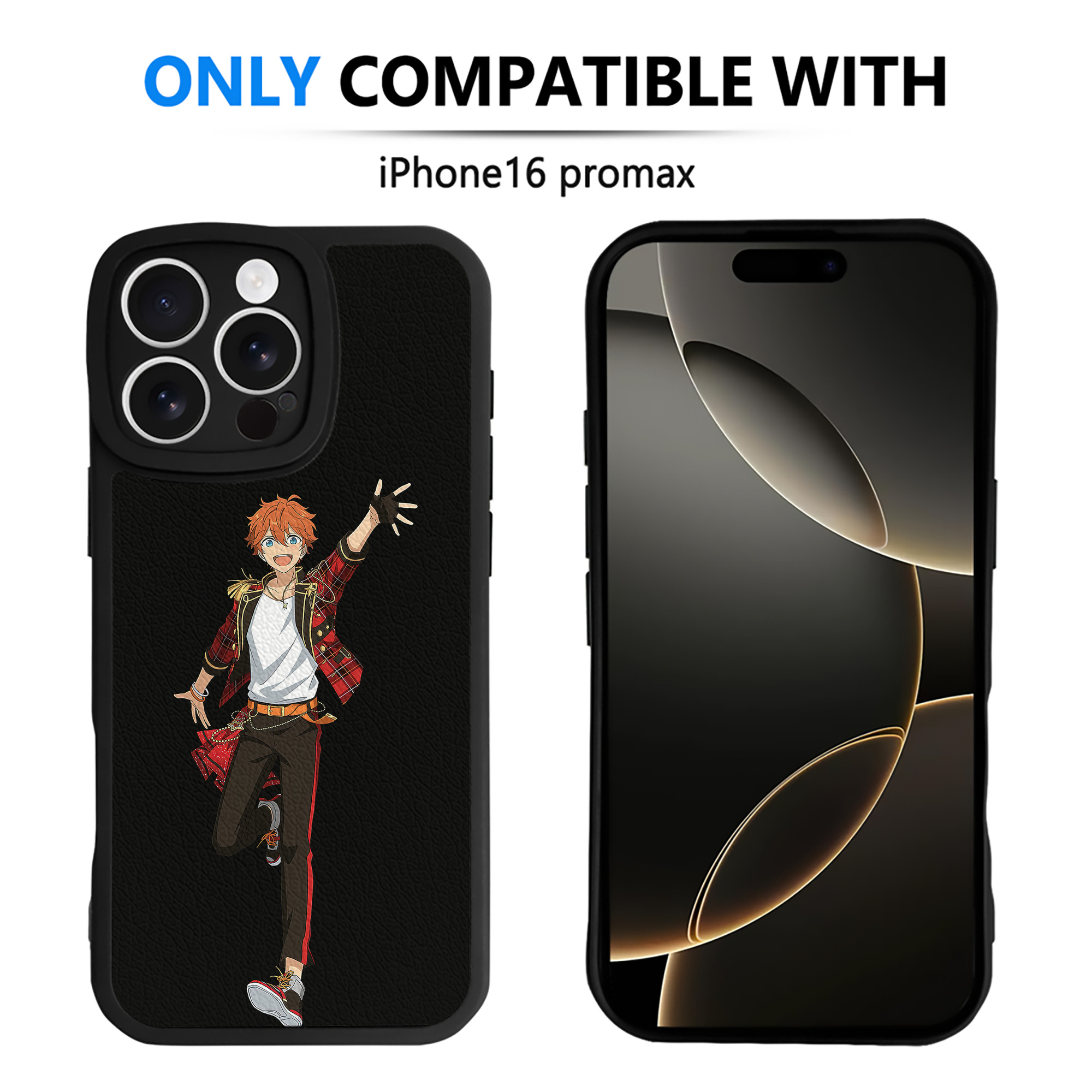 （画像用） あんさんぶるスターズ! Ensemble Stars 【iPhone 16シリーズ対応】シリコンスマホケース（レザー調） 材質：シリコン